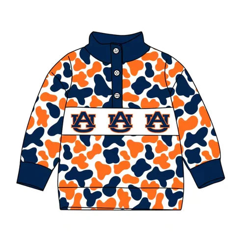 10.13 Custom Moq 8 Baby Boys AU Team Buttons Pullovers Tops