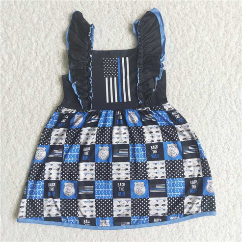 5.23 A5-12 flag blue black skirt