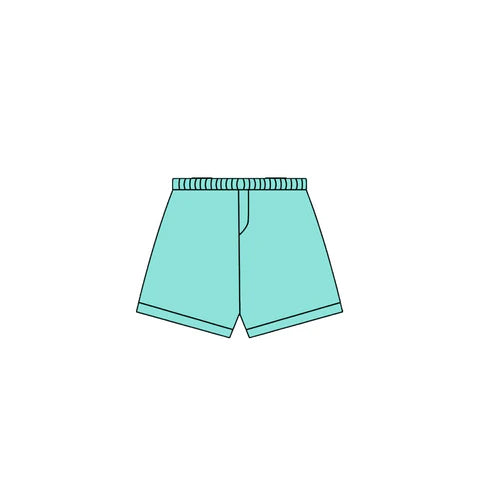 10.7  SS0667 Baby Girls Aqua Yoga Shorts Bottoms Preorder
