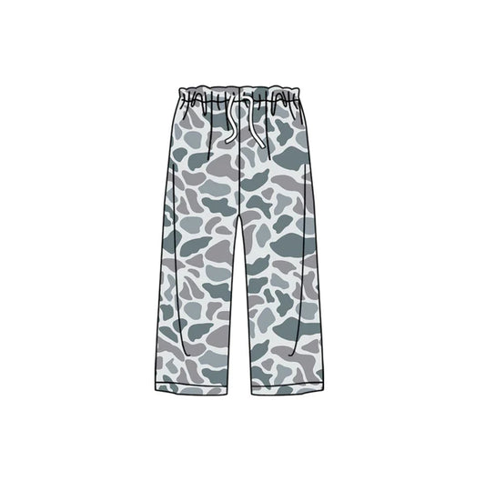 8.2  P0806 Adult Women Western Gray Camo Flare Pants Preorder