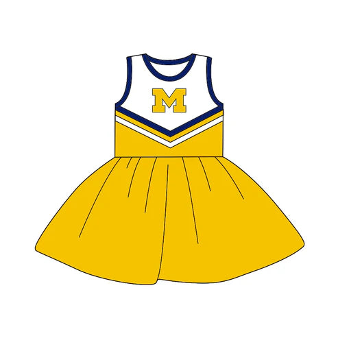 5.2  Baby Girls Team Sleeveless 17 A-Line Dresses Preorder(moq 3)
