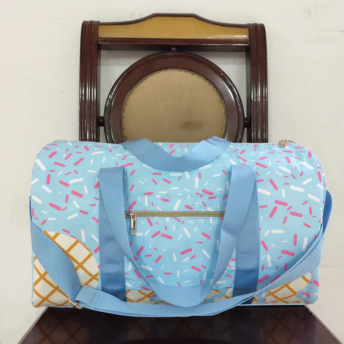 4.28 BA0286 Blue teams Duffle Gym Bag