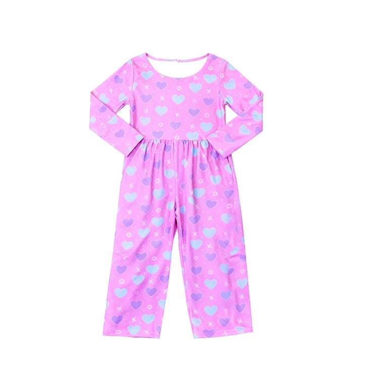 11.21 MOQ:5pcs LR2926 pre-order baby girl clothes love toddler girl Valentine winter romper