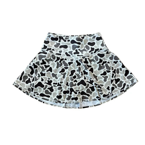 7.29 GLK0132 Adult Women Western Green Camo Yoga Skorts Preorder