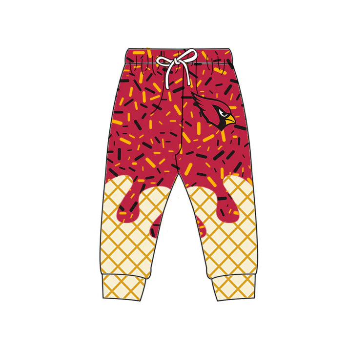 7.8 Custom Moq 3 Baby Boys CARDINALS Team Jogger Pants Bottoms