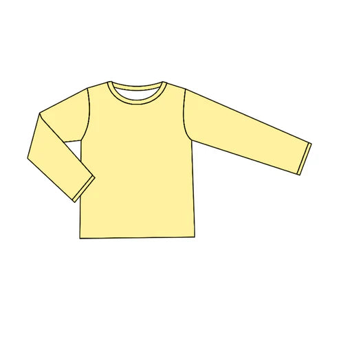 5.29 GT0780 Baby Girls Yellow Long Sleeve Tee Shirts Tops Preorder