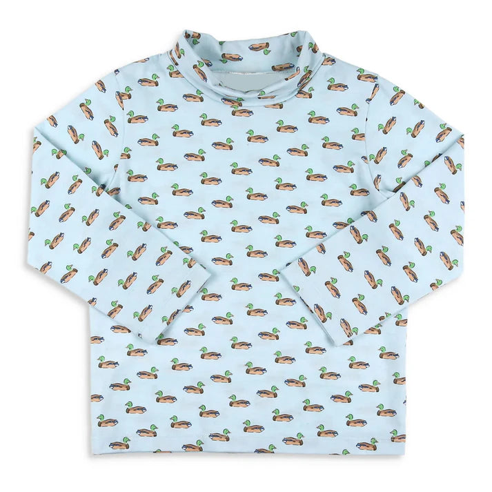 9.27  BT1380 Baby Boys Ducks Checked Long Sleeve Tee Shirts Top Preorder