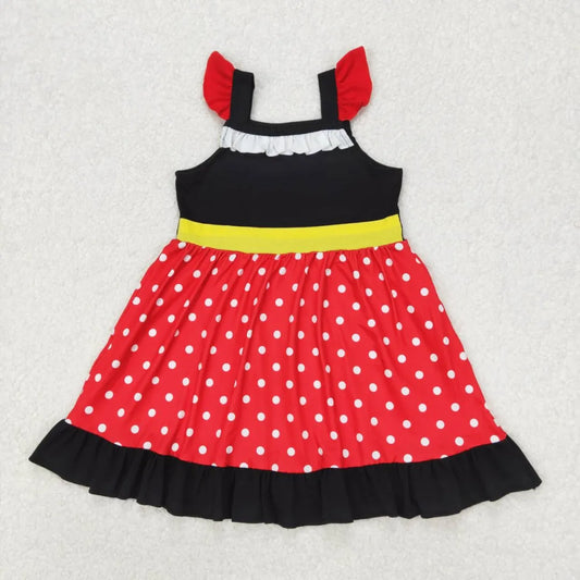 3.21 GSD1878 RTS GIRL CLOTHES CARTOON BABY GIRL SUMMER DRESS