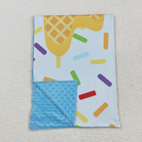 6.23  BL0200 Baby Kids Blue Team Blankets