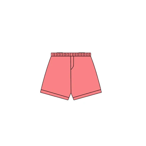 10.18  SS0664 Baby Girls Peach Yoga Shorts Bottoms Preorder