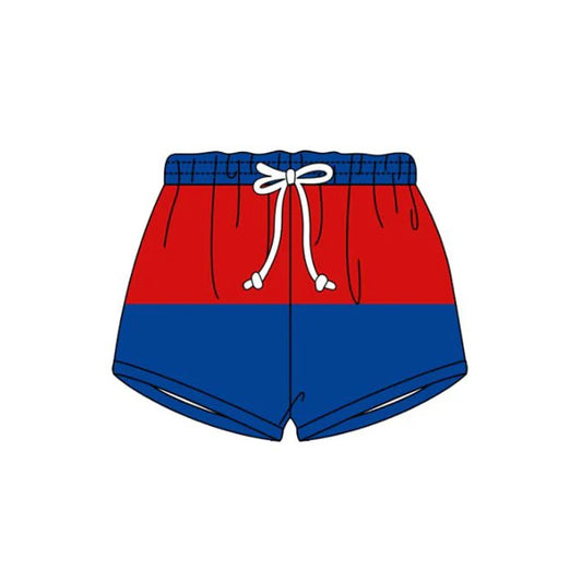 12.1 MOQ:5pcs S0646 pre-order baby boy clothes red boy summer swim shorts