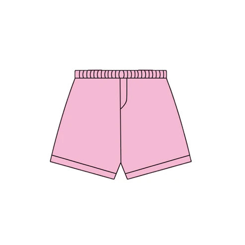 10.7  SS0672 Baby Girls Pink Yoga Shorts Bottoms Preorder