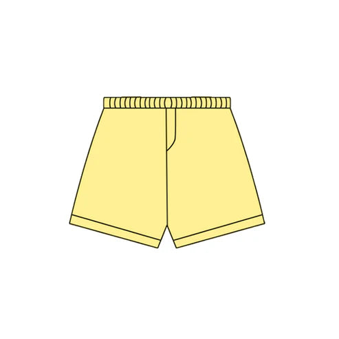 10.7  SS0671 Baby Girls Yellow Yoga Shorts Bottoms Preorder