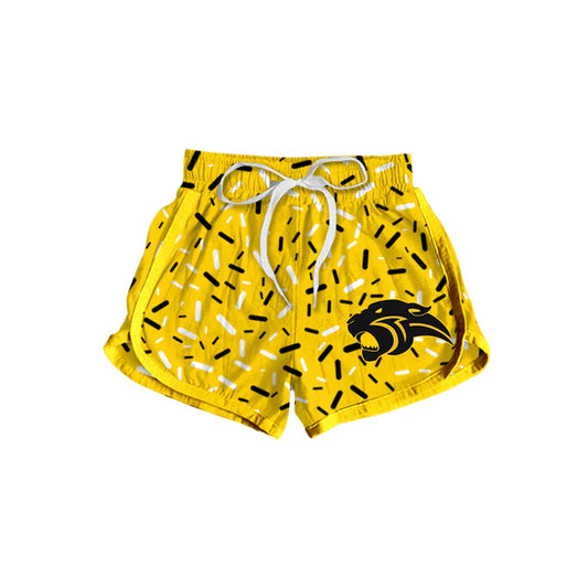 7.9 Custom Moq 3 Baby Girls Golden Sprinkles Team Sports Shorts