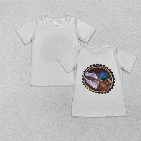 5.10 Sibling Baby Boys Hunting Duck Short Sleeve Tee Shirts Tops