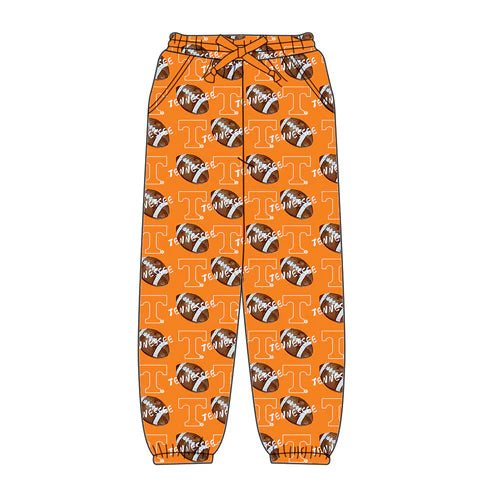 8.30 Custom Moq 5 Baby Boys Orange TN Team Jogger Pants Bottoms