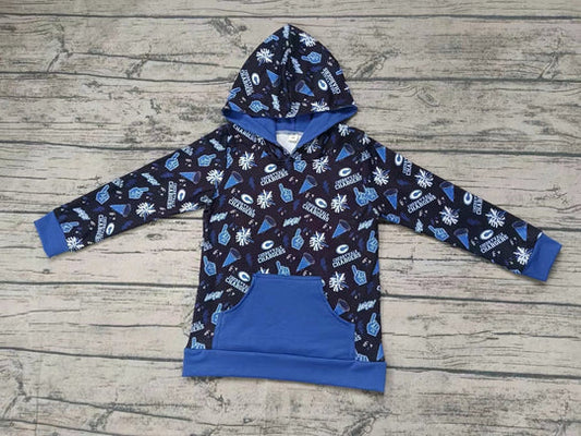 12.17 Custom order MOQ:3pcs each design baby boy clothes state boy winter hoodies top shirt