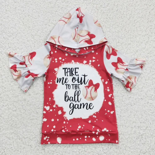 4.22RTS NO MOQ GT0100 Girls take me out rugby hooded short-sleeved top