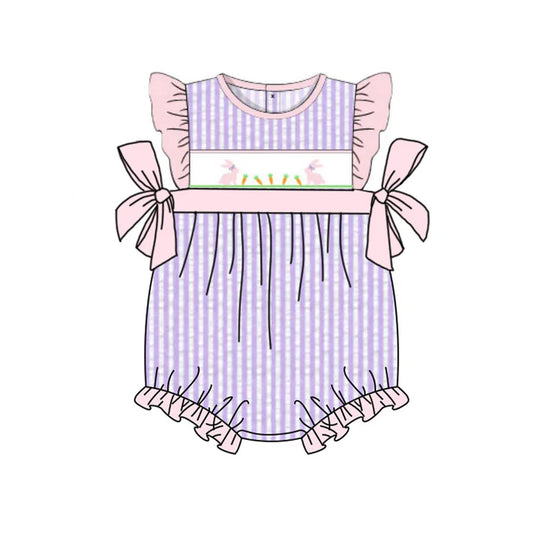 11.28 MOQ:5pcs SR3646 pre-order baby girl clothes rabbit girl easter summer bubble