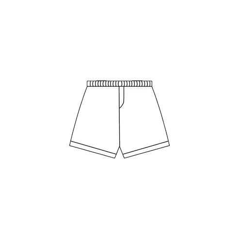 10.18 SS0663 Baby Girls White Yoga Shorts Bottoms Preorder