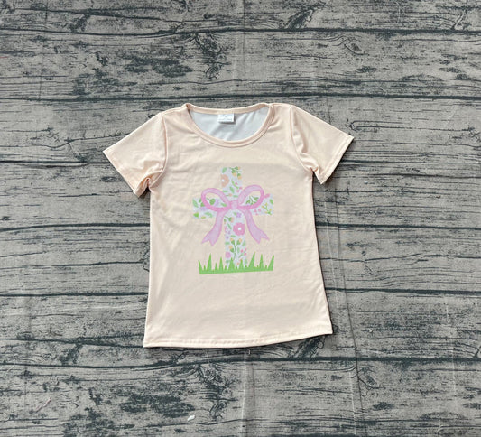 11.13 GT1397 pre-order toddler girl clothes girl easter tshirt-real pic