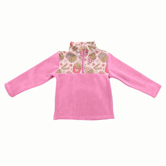12.2 MOQ:5pcs GT1504 pre-order baby girl clothes fries girl Valentine's Day top