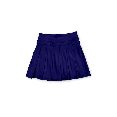 7.1 no moq GLK0122 pre-order baby girls clothes yoga navy blue Skirts dress