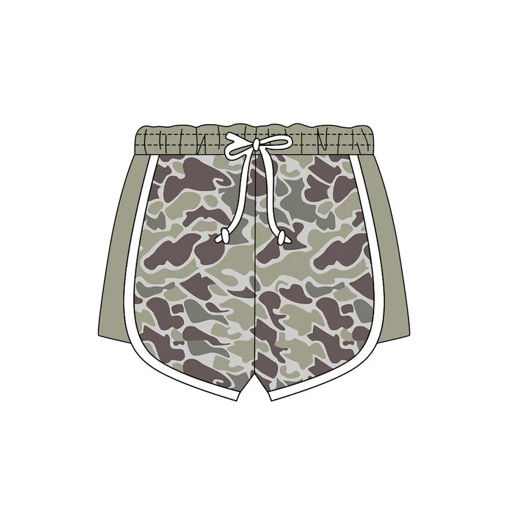 11.8 MOQ：5pcs SS0738 pre-order baby boy clothes camo print boy summer shorts