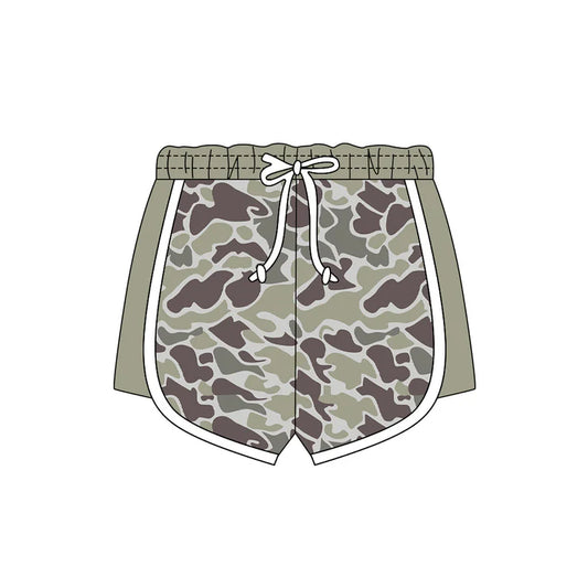 11.8 MOQ：5pcs SS0738 pre-order baby boy clothes camo print boy summer shorts