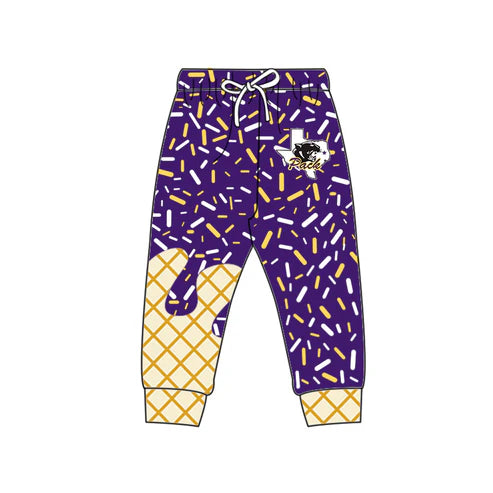 8.18 Custom Moq 5 Baby Boys Panthers Team Jogger Pants Bottoms