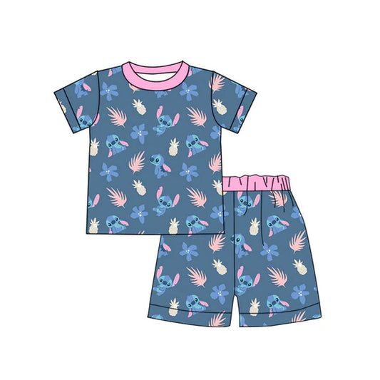 12.18 Custom order MOQ 3pcs each design baby boy clothes cartoon boy summer pajamas set 3