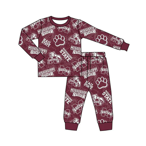 4.28 Preorder moq 3 Baby Kids Team MI Pants Pajamas Clothes Sets