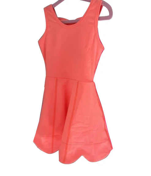 4.10 GSD2350 Baby Girls Peach Sleeveless Yoga Active Knee Length Dresses Preorder