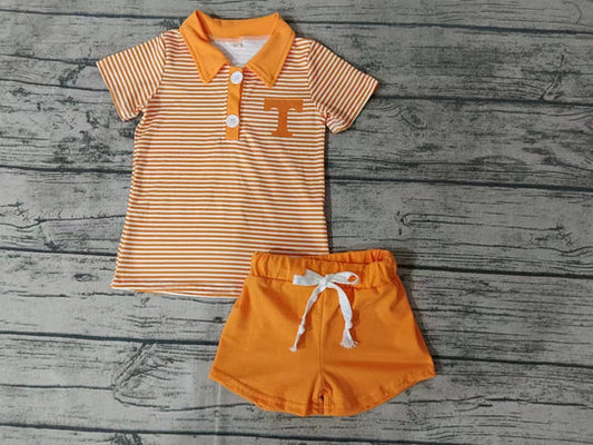 12.17 Custom order MOQ 3pcs each design baby boy clothes state boy summer outfit 2