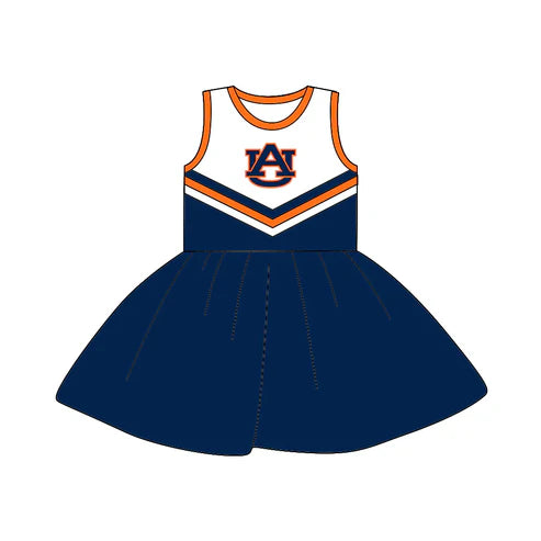 5.2  Baby Girls Team Sleeveless 7 A-Line Dresses Preorder(moq 3)