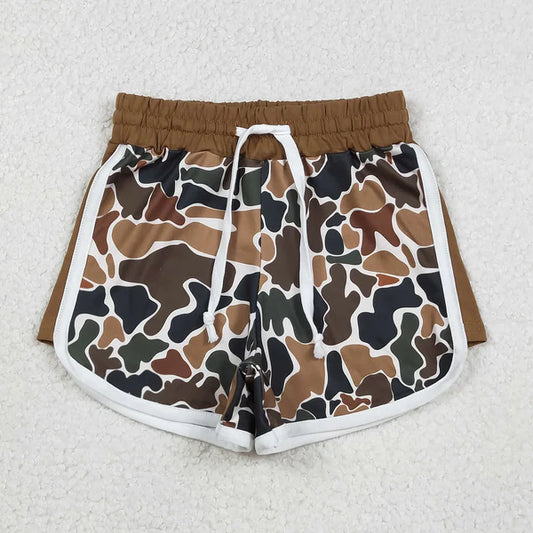 12.13 SS0742 Baby Kids Southern Dark Brown Camo Shorts Bottom
