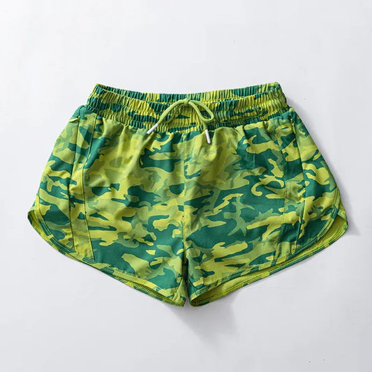 3.27 SS0478 Baby Girls Green Camo Yoga Shorts Bottoms Preorder