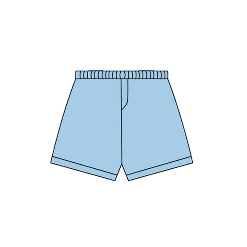 10.7 SS0668 Baby Girls Blue Yoga Shorts Bottoms Preorder