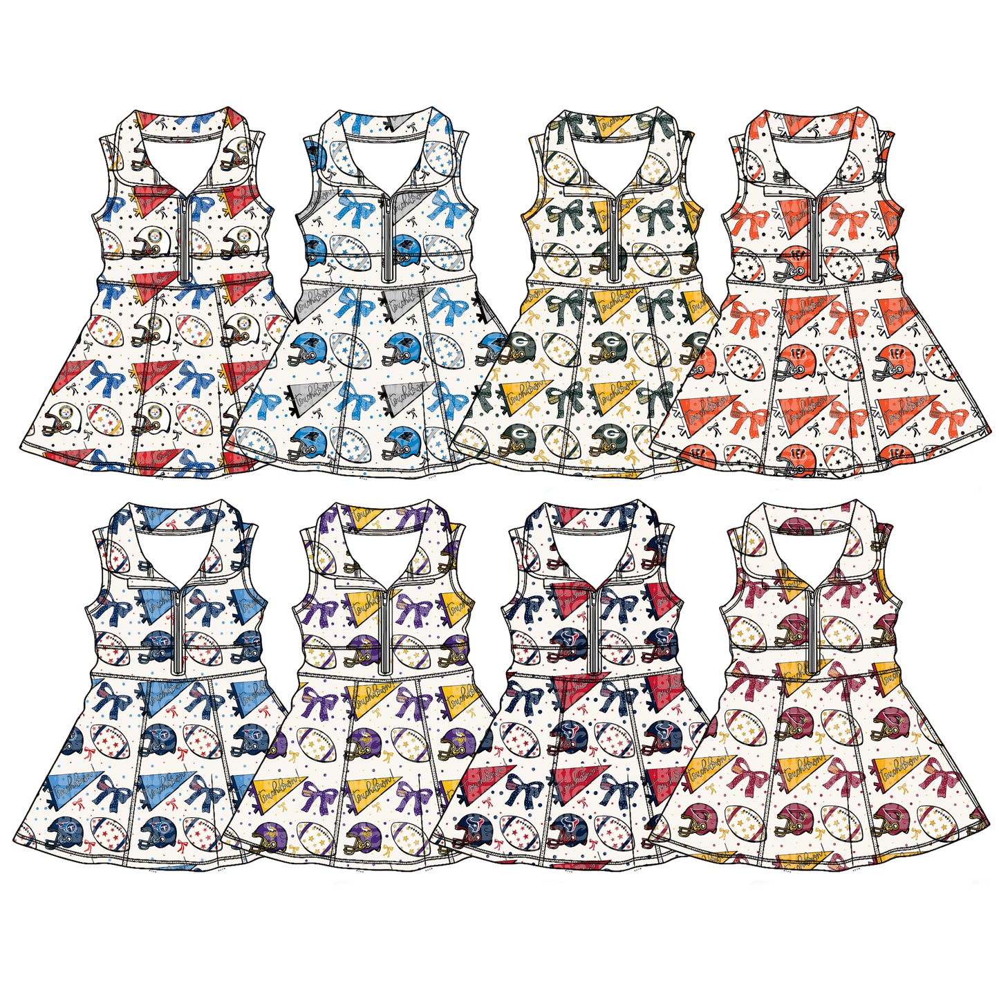 26.1.9 Custom MOQ:3 or 5 pcs each design milk silk Sibling baby girl clothes team sleeveless dresses 8