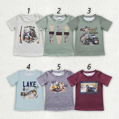 3.19 Sibling Baby Boys Duck Hunting Top Tee Shirts