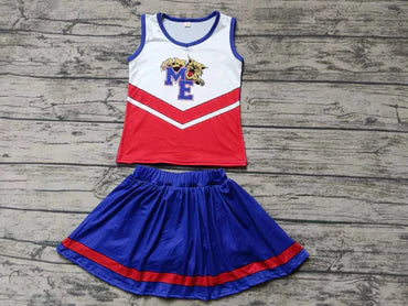 12.16 Custom order MOQ:3pcs each design baby girl clothes state girl skirt set 3