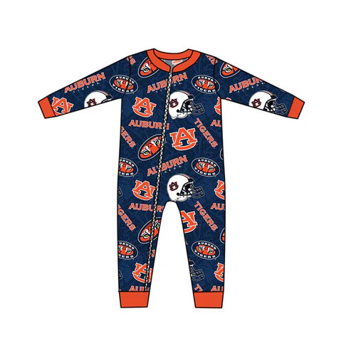 4.28 Preorder Moq 3 Baby Kids Team AU Long Sleeve Zip Rompers