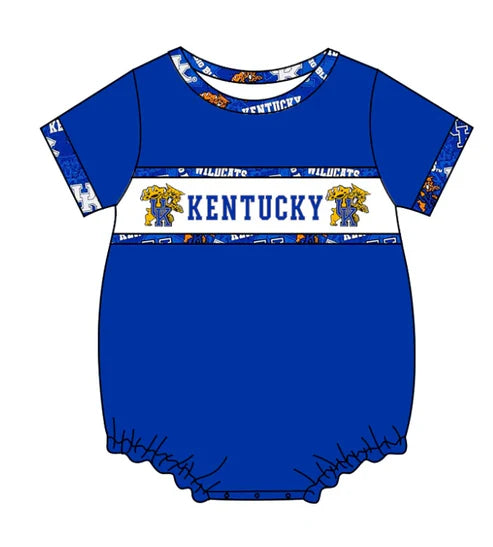 5.6 Baby Infant Boys Kentucky Tiger Team Purple Sleepers Rompers Preorder(moq 3)