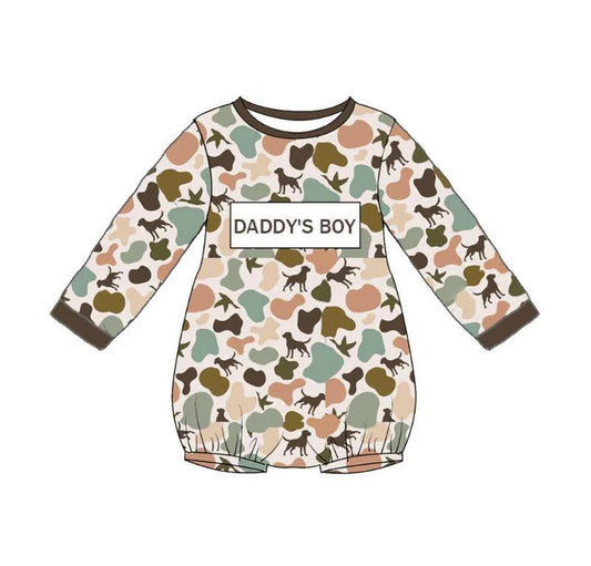 11.13 MOQ:5pcs LR2894 pre-order baby boy clothes daddy’s boy winter bubble