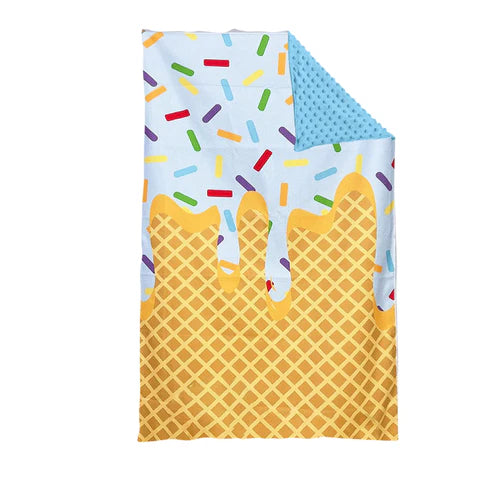 4.15  BL0200 Baby Kids Blue Team Blankets Preorder