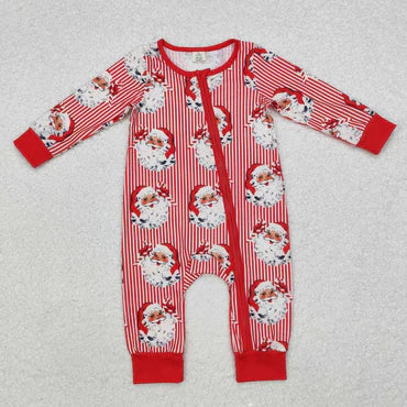 3.13 LR1891 RTS baby boy clothes santa boy christmas winter romper-bamboo