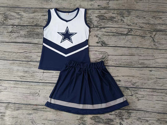 12.18 Custom order MOQ:3pcs each design state cheerleading uniforms girl summer skirt set 42