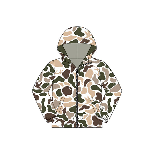 11.8 MOQ：5pcs BT1527 pre-order toddler boy clothes camo boy winter top shirt