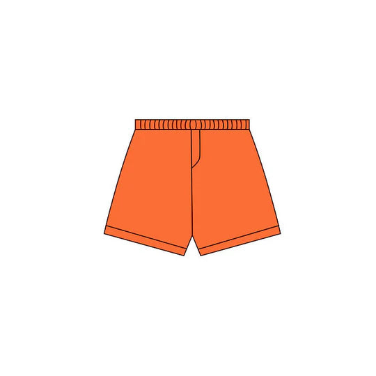 12.6 MOQ：5pcs SS0760 pre-order baby girl clothes orange print girl yoga summer shorts
