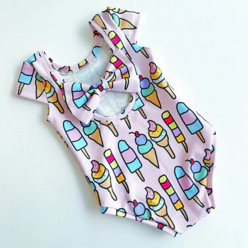 SR2340 Baby Infant Girls Popstick Bow Rompers preorder